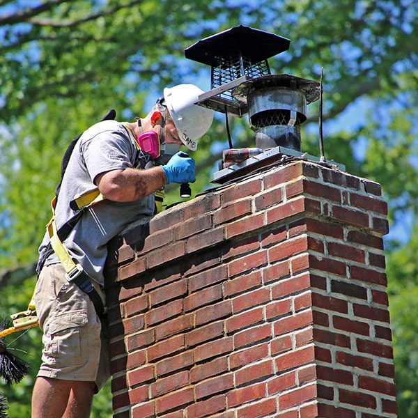 FirePeak Chimney – chimney inspection in progress